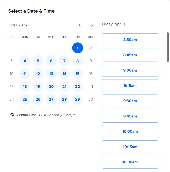 calendly vs acuity