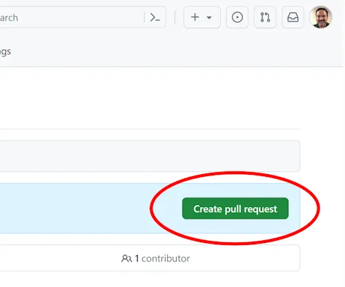 GitHub Create Pull Request