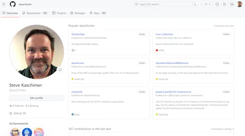 GitHub Profile Page