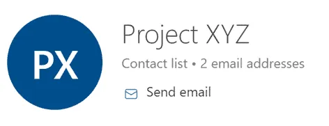 outlook contacts multiple emails